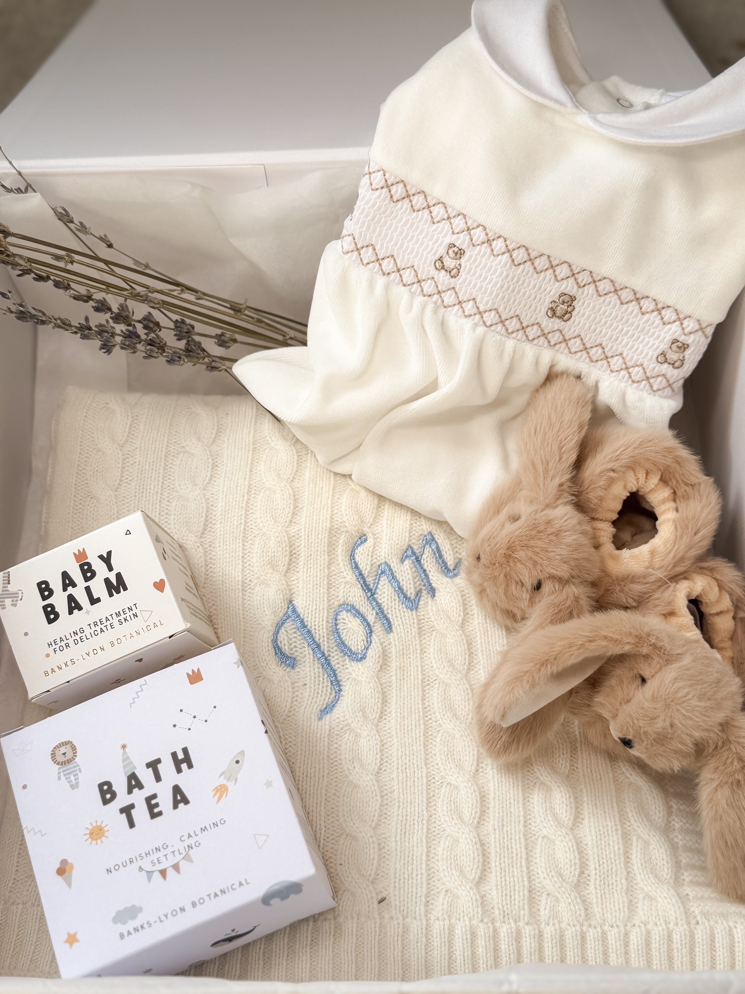 Luxury baby pillowcase personalised embroidered keepsake