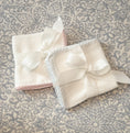 Load image into Gallery viewer, Luxury Mummy & Baby Gift Box – Wooden Rattle, Smocked Onesie & Rose Lavender Soak
