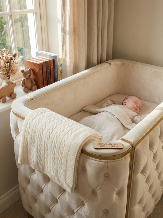 Personalised Cashmere Baby Blanket