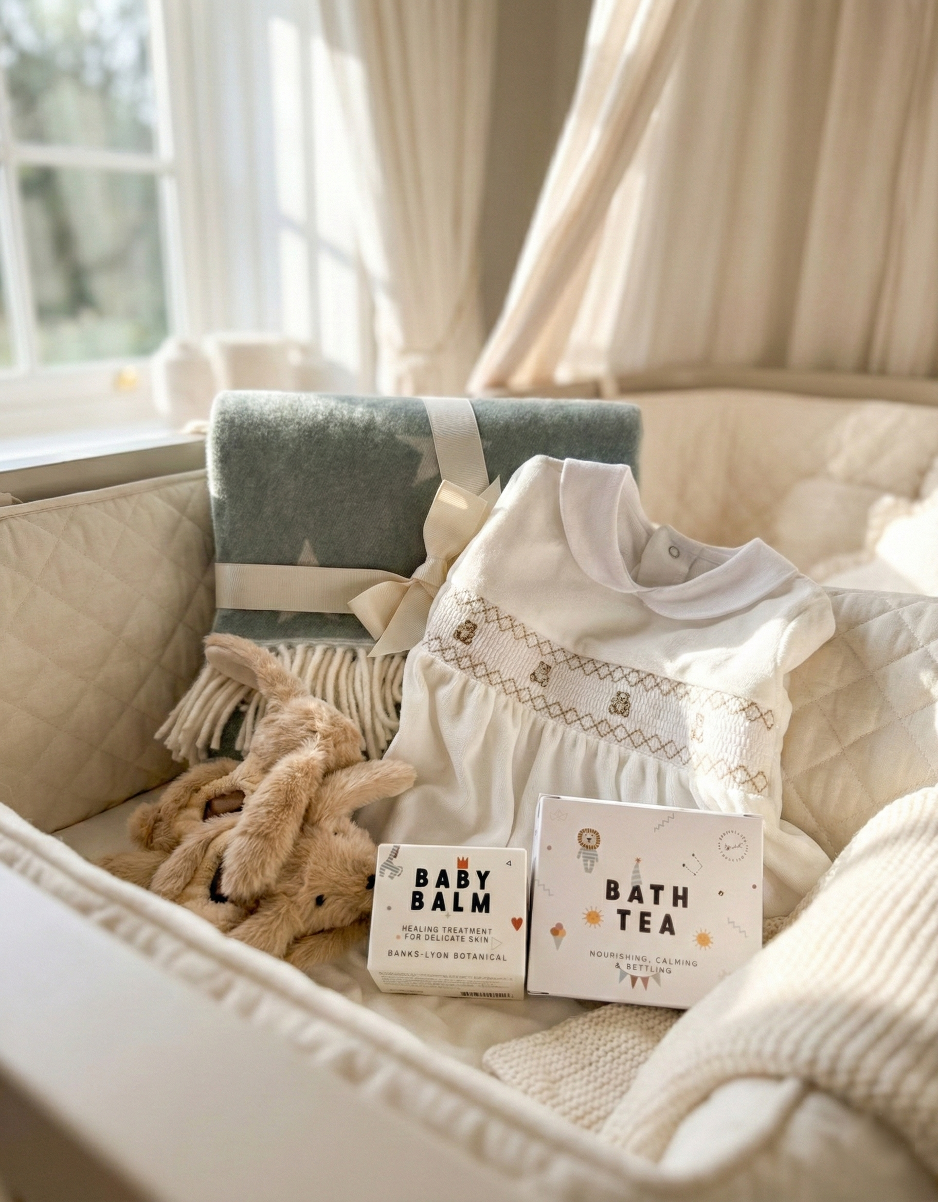 The Charlotte Box - including Green Merino Wool Blanket
