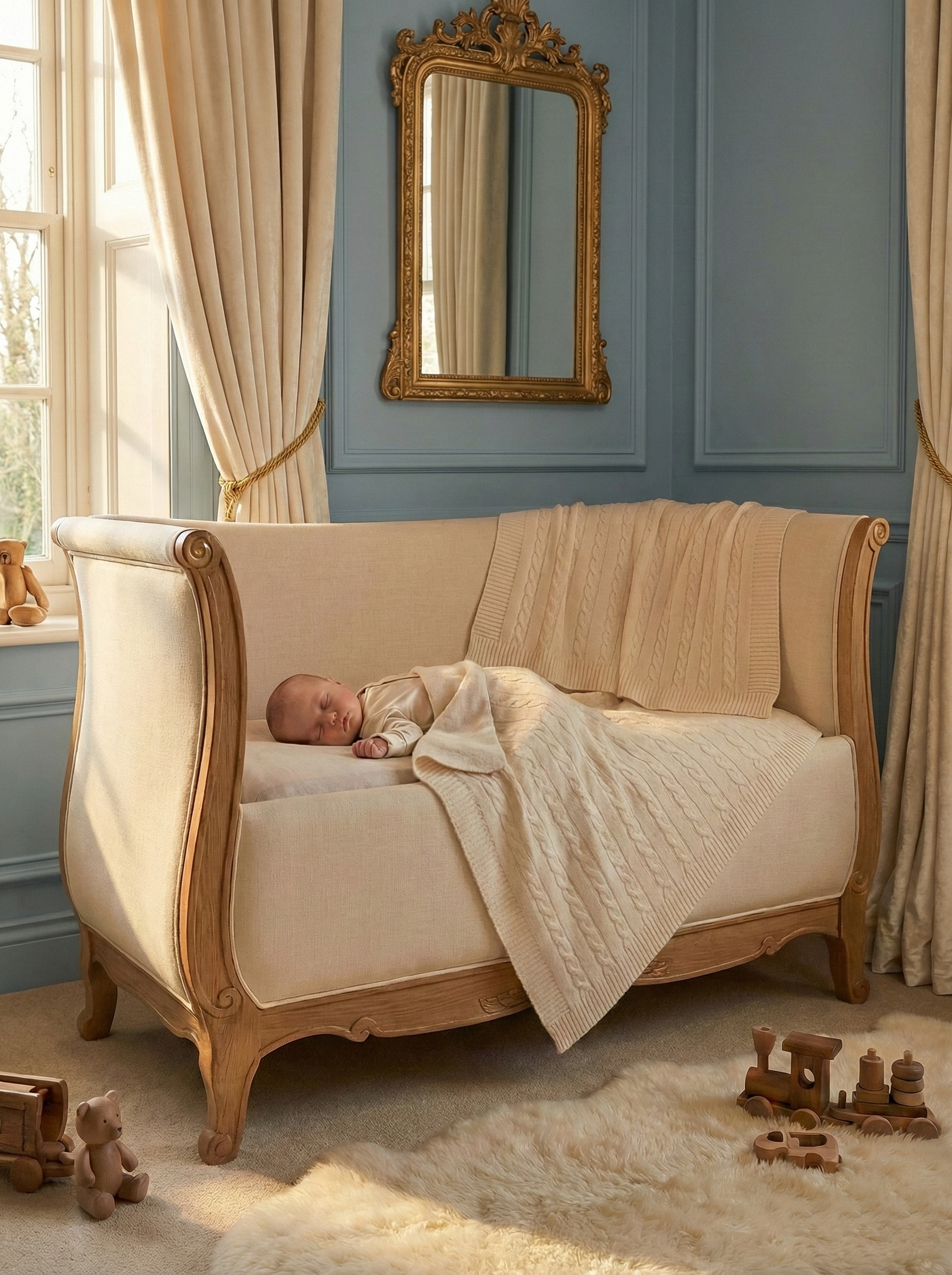 Cashmere Baby Blanket – Personalised Newborn Gift Option