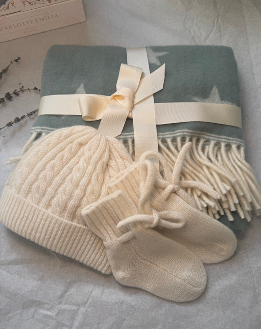 Romeli Luxury Baby Gift Set Merino wool and cashmere